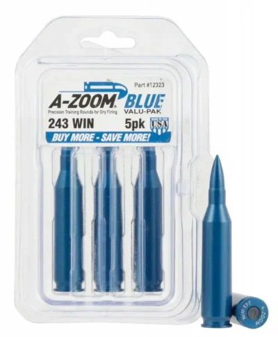 A Zoom Snap Cap 243 Win Blue 5 Pk