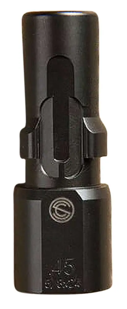SilencerCo 3-Lug Muzzle Device 45 ACP 9/16″-24 Threads Black SilencerCo 3-Lug Muzzle Device 45 ACP 9/16″-24 Threads Black