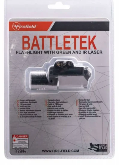 Firefield FF25014 BattleTek LED 150 Lumens CR123A (included) Battery Black Glass