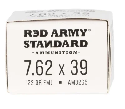 Red Army Standard Red Army Standard 7.62x39mm 122 gr Full Metal Jacket Boat Tail