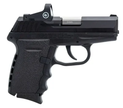 SCCY Industries CPX-2CBRD9MM CPX-2 RD DAO 9mm Luger 3.10″ 10+1 Black Slide Black