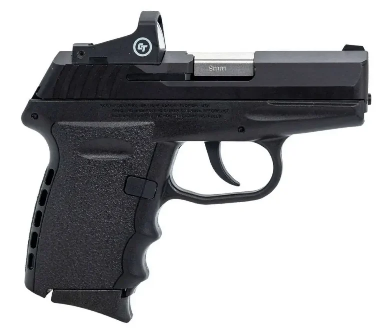 SCCY Industries CPX-2CBRD9MM CPX-2 RD DAO 9mm Luger 3.10″ 10+1 Black Slide Black