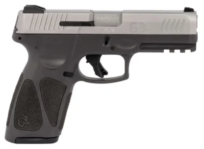 Taurus 1G3949G G3  9mm Luger 4″ 15+1 17+1 Gray Matte/ Stainless Steel, Black Pol