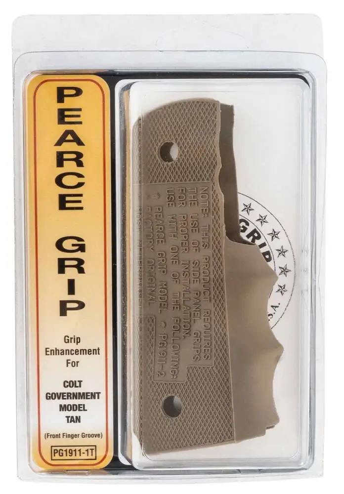 Govt 1911 Tan Rubr Fngr Grv Insert