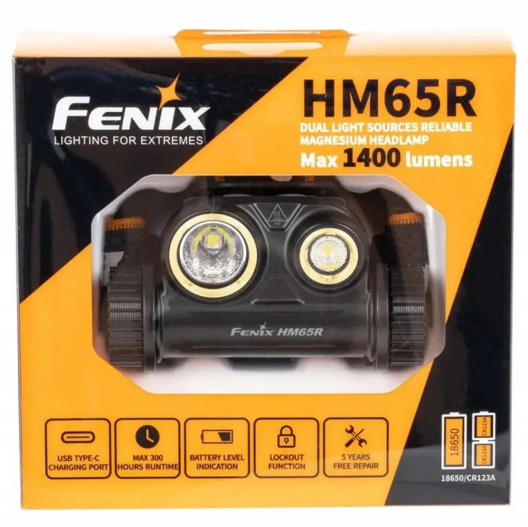 FENIX WHOLESALE FX-HM65R HM65R Black/Orange 1000/400/130/50 FENIX WHOLESALE FX-HM65R HM65R Black/Orange 1000/400/130/50