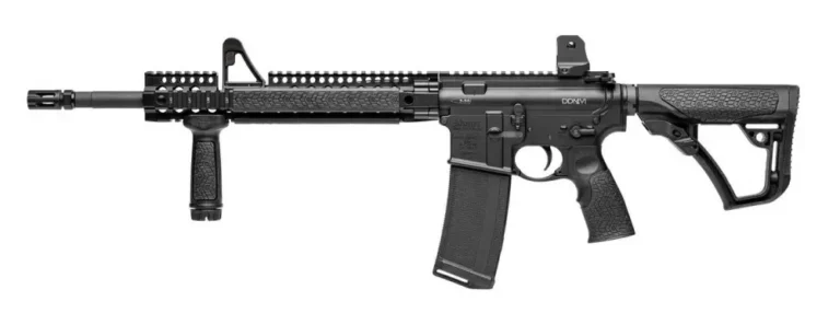 Daniel Defense 02-050-15027 DDM4 V1 5.56 NATO 16″ 30+1 Black Hard Coat Anodized