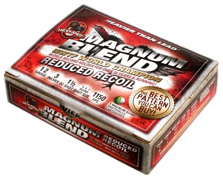 Hevishot 49255 Magnum Blend 12 Gauge 3″ 1-1/2 oz 5,6,7 Shot 5 Bx/ 10 Cs Hevishot 49255 Magnum Blend 12 Gauge 3″ 1-1/2 oz 5,6,7 Shot 5 Bx/ 10 Cs