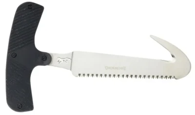 Browning 322926 Game Reaper 3.75″ 440C Stainless Steel Gut Hook/Saw Rubber