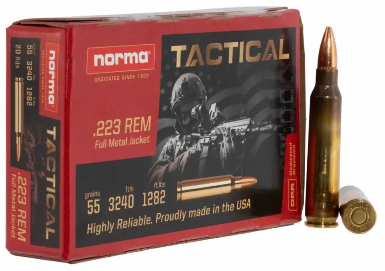 Norma Ammunition (RUAG) 295040020 Tac 223 Rem 55 gr Full Metal Jacket (FMJ) 20 Norma Ammunition (RUAG) 295040020 Tac 223 Rem 55 gr Full Metal Jacket (FMJ) 20