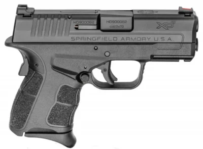 Springfield Armory XDSG9339B XD-S Mod 2 9mm Luger Double 3.30″ 7+1 & 9+1 Black P