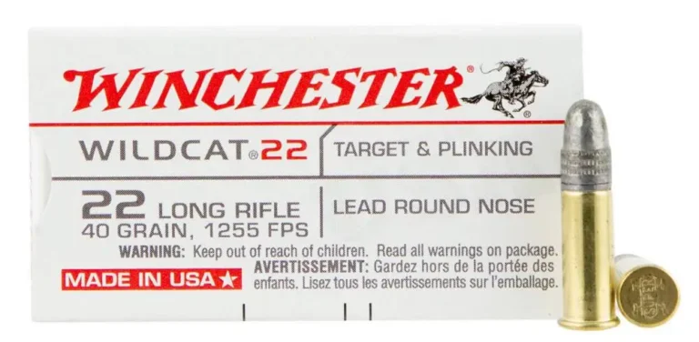Winchester Ammo WW22LR USA Wildcat 22 22 LR 40 gr Lead Round Nose (LRN) 50 Bx/ 1 Winchester Ammo WW22LR USA Wildcat 22 22 LR 40 gr Lead Round Nose (LRN) 50 Bx/ 1