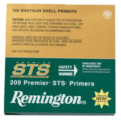 Remington Shotshell Primers 209 Premier STS 100 pk. HAZMAT