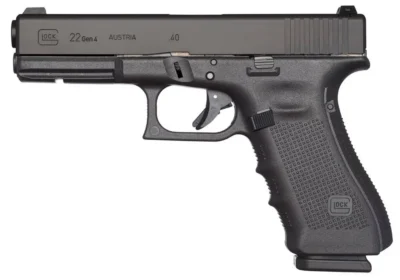 Glock UG2250203 G22 Gen 4 40 S&W 4.48″ 15+1 Black Black Interchangeable Backstra