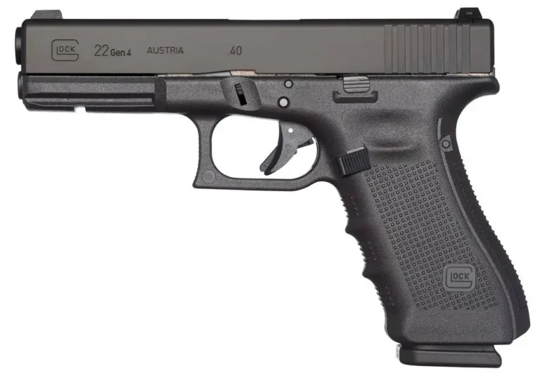 Glock UG2250203 G22 Gen 4 40 S&W 4.48″ 15+1 Black Black Interchangeable Backstra Glock UG2250203 G22 Gen 4 40 S&W 4.48″ 15+1 Black Black Interchangeable Backstra