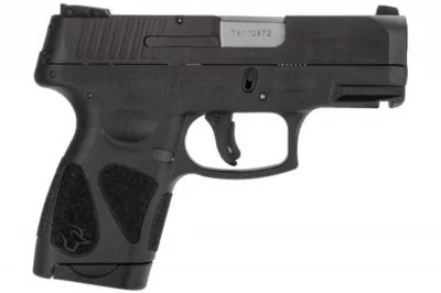 Taurus 1G2S931NS G2S  9mm Luger 3.25″ 7+1 Black Black Carbon Steel Black Polymer