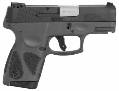 Taurus 1G2S931G G2S  9mm Luger 3.26″ 7+1 Gray Black Carbon Steel Gray Polymer Gr