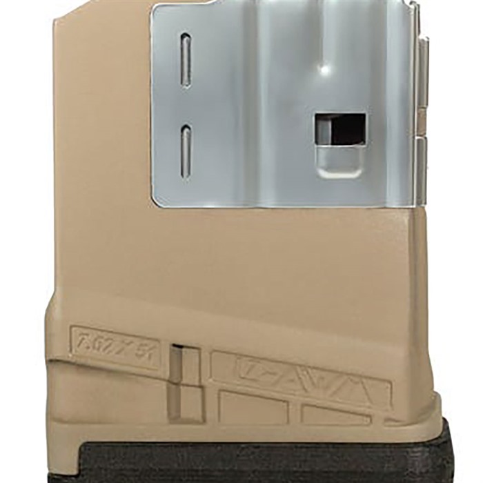Lancer Magazine 7.62x51/308 10rd Opaque DE LANCER MAGAZINE 7.62X51/308 10RD OPAQUE DE