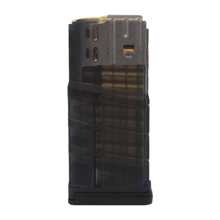 Lancer Magazine L7 Advanced Warfighter 308 Winchester/7.62 NATO/6.5 Creedmoor, 25 Rounds, Fits AR10 Rifles, Translucent Smoke