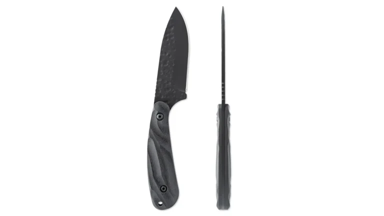 Fireside Pro Fixed Blade Knife, 7 inch, G10 Handle, 440c Steel (Obsidian)