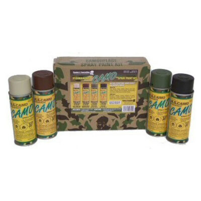 Camo Spray Paint Kit w Stencil
