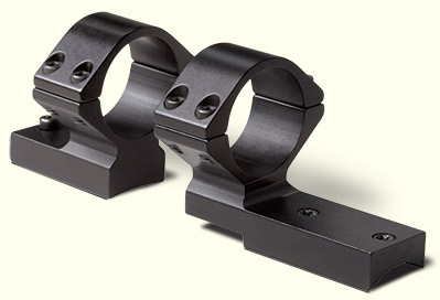 WBY VANGUARD 1-PIECE SCOPE MOUNT LOW 1 BLK
