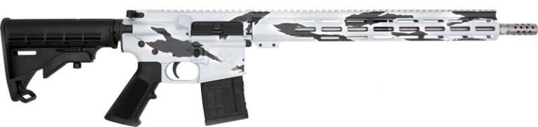 GLFA 223 Wylde Rifle Pursuit Snow Camo/Stainless Steel