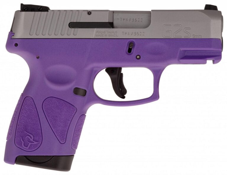 G2S 9MM Dark PuTAURUS G2S 9MM DP/SS 3.26 rple Stainless 3.26 in BBL 2X7 RDS