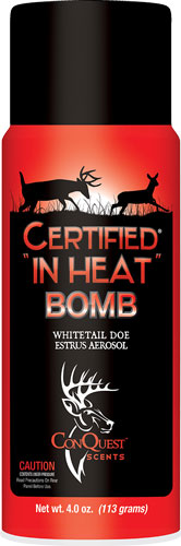 Conquest Scent Bomb Certified in Heat 4 oz.