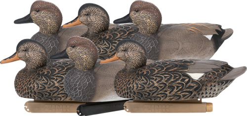 Zink Floater Duck Decoys Gadwall 6 pk.