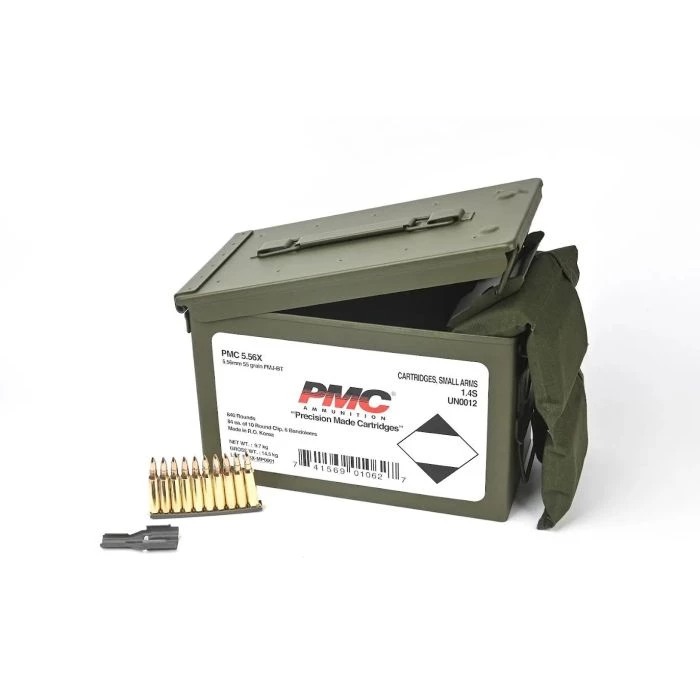 PMC X-Tac Rifle Ammo Metal Box 5.56 55 gr. FMJ 840 rd.