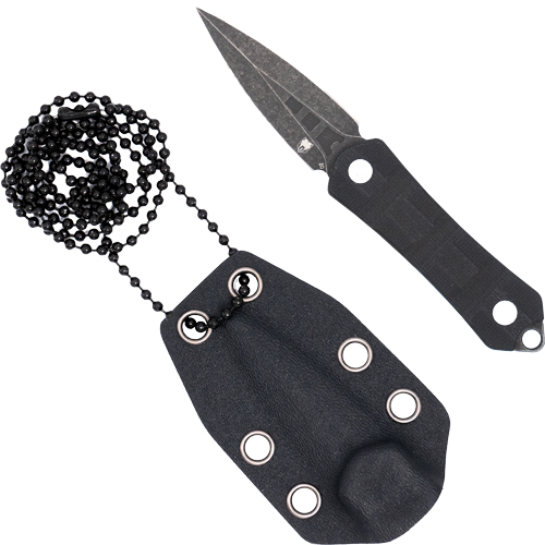 CobraTec Guardian Neck Knife Dagger Small Black