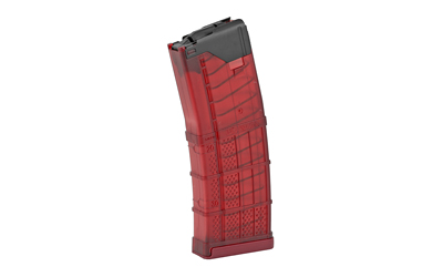 Lancer Systems, Lancer, Magazine, L5 Advanced Warfighter, 223 Remington/556NATO, 30 Rounds, Fits AR Rifles, Polymer, Translucent Red