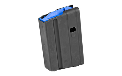 ASC AR15 MAGAZINE 6.5 BLK STS W/BLUE FOLLOWER 5/RD