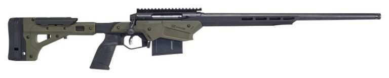 Savage 57553 Axis II Precision 30-06 Springfield 5+1 22" OD Green Adjustable w/A