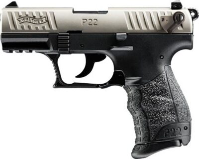 WALTHER P22Q 22LR PSTL NICKEL/BLK 10RD
