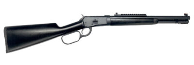 Taylors & Company 220093 1892 Alaskan Take-Down 44 Rem Mag Caliber with 7+1 Capacity, 16″ Barrel, Matte Black Metal Finish & SoftTouch Black Synthetic Stock Right Hand (Full Size)