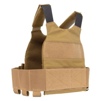 GUARD DOG TRAKR PLATE CARRIER FDE W/ PLACARD (15002)