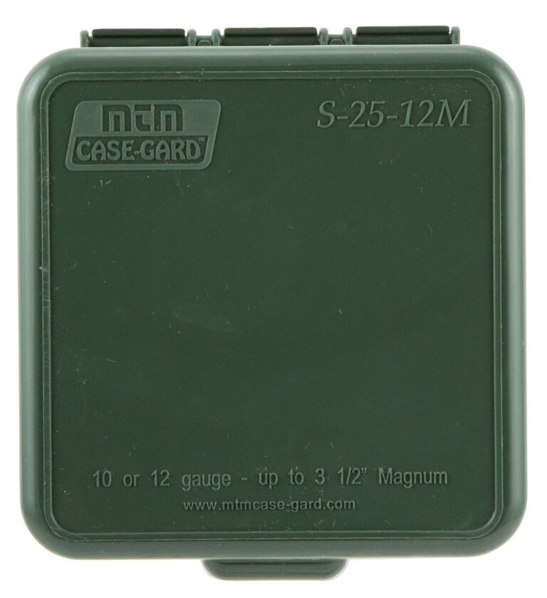 MTM SHOTSHELL BOX 25 RD FLIP-TOP 10 12 GAUGE UP TO 3.5″ FOREST GREEN MTM SHOTSHELL BOX 25 RD FLIP-TOP 10 12 GAUGE UP TO 3.5″ FOREST GREEN