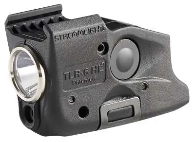 STREAMLIGHT TLR-6 HL G GLOCK RAIL MOUNT W WHITE LED/ GREEN LASER AND 3 SL-B2 BATTERIES & CHARGER BLK