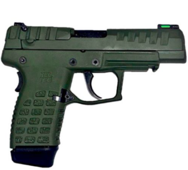 P15 9MM 4″ BBL Green Poly Compact 15Rd