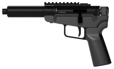 Dark Mtn STOWAWAY Single Shot Pistol 5.7×28 5″ threaded Black