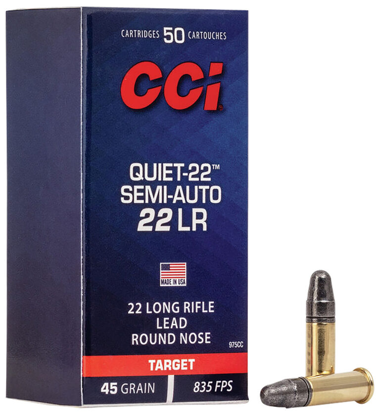 CCI 975CC Quiet-22 22LR 45gr Lead Round Nose 50 Per Box/100 Case CCI 975CC Quiet-22 22LR 45gr Lead Round Nose 50 Per Box/100 Case