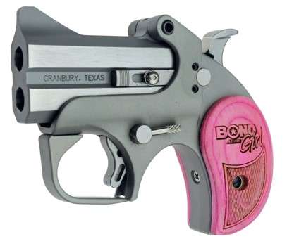 Roughneck Bond Arms Girl SS 357/38 2.5” Pink Bond Arms Girl Wood Grips