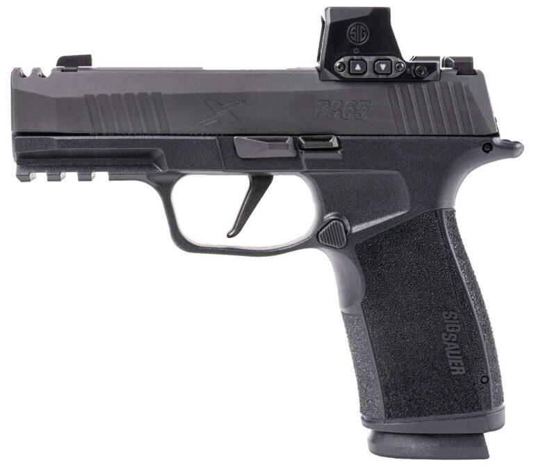 SIG SAUER OFF DUTY P365 MACRO COMP RXX 9MM PISTOL 3.1″ BLACK 3-17RD MAGS LE ONLY