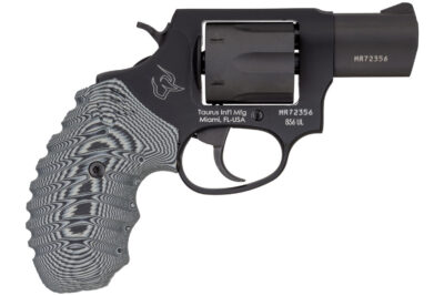 Taurus 2856021ULVZ13 856 Ultra-Lite 38 Special +P Caliber with 2″ Matte Black Finish Barrel, 6rd Capacity Matte Black Finish Cylinder, Matte Black Anodized Finish Aluminum Frame & Gray VZ Cyclone Grip
