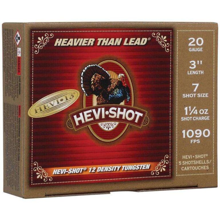 HEVI-13 TURKEY 20GA 3IN 1-1/4OZ #7 AMMO 5RD HEVI-13 TURKEY 20GA 3IN 1-1/4OZ #7 AMMO 5RD