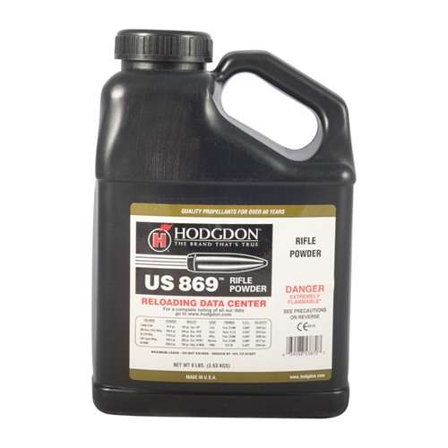 HODGDON POWDER US869 RIFLE 8LB HODGDON POWDER US869 RIFLE 8LB