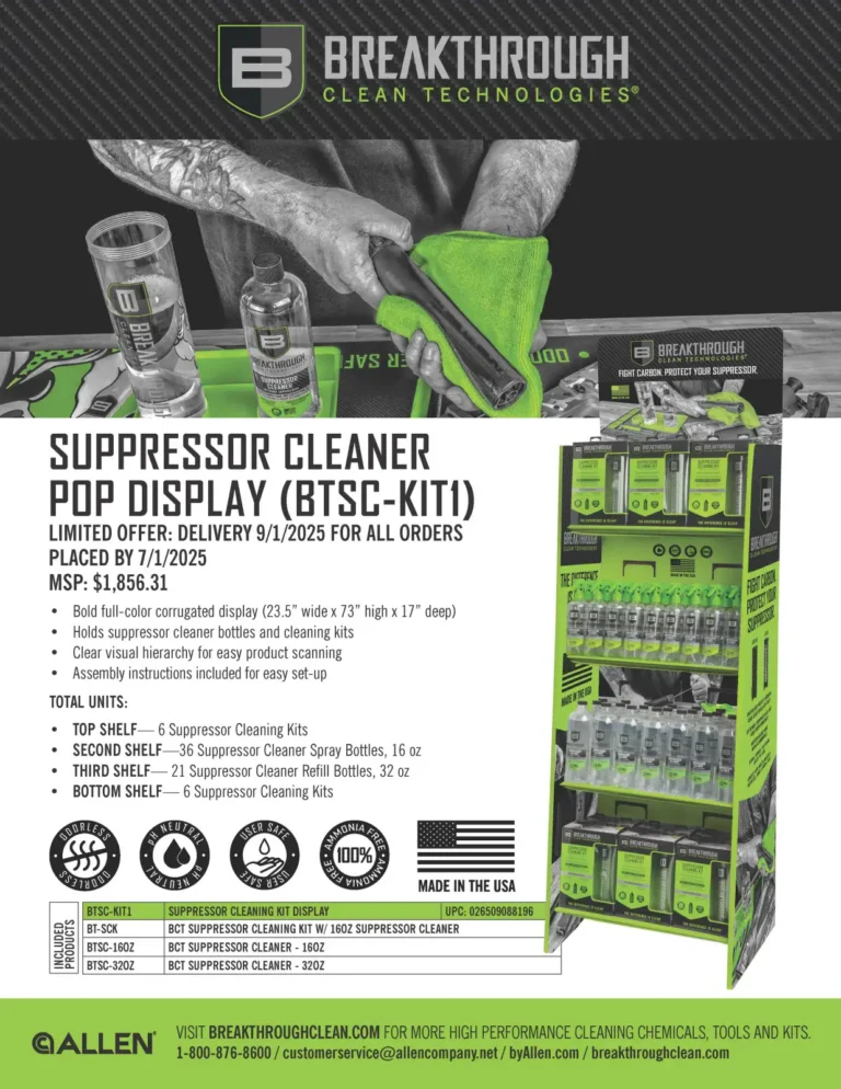SUPPRESSOR CLEANING KIT DISPLAY SUPPRESSOR CLEANING KIT DISPLAY