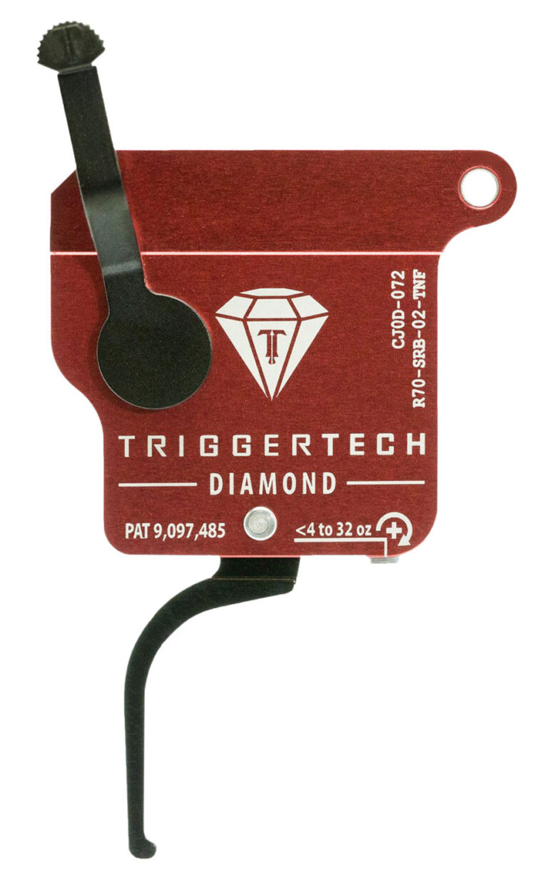 TRIGGERTECH REM 700 CLONE BLK DIAMOND FLAT TRIGGER SINGLE STAGE ADJ BLK/RED TRIGGERTECH REM 700 CLONE BLK DIAMOND FLAT TRIGGER SINGLE STAGE ADJ BLK/RED