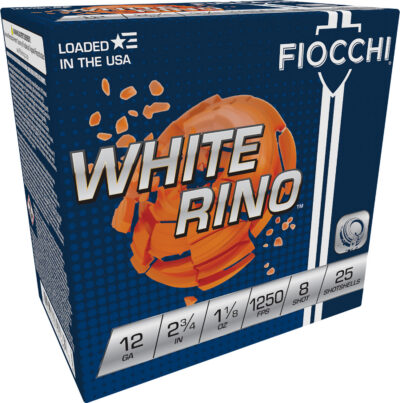 White Rino 12ga 2 3/4″ 1 1/8oz #8
